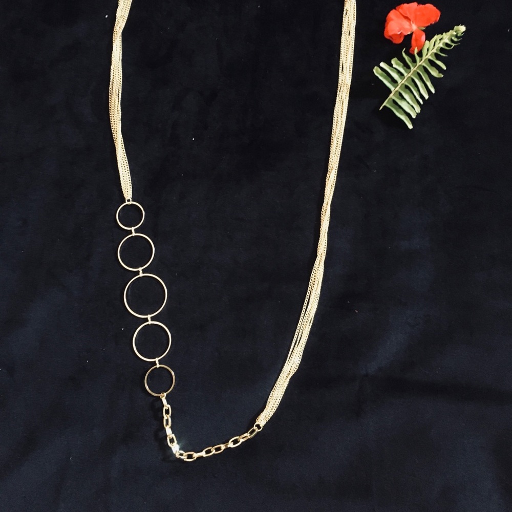 Long gold hoop chain!